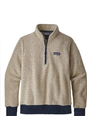 NEW Patagonia Woolyester Women’s Quarter Zip Sweater Beige XS